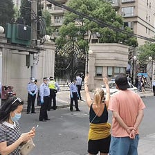 Peaceful Protests are Breaking Out Across Shanghai