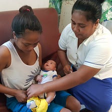 Nikiara’s first step in giving her baby Marta the best start in life