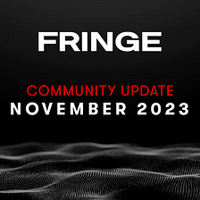 Monthly Update — November 2023