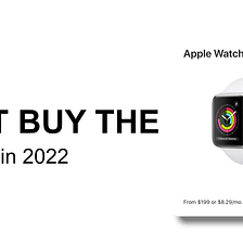 Apple, STOP SELLING THE SERIES 3