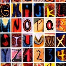 Alphabet On Butterfly Wings