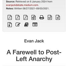 Very Interesting Development on the Anarchist Library