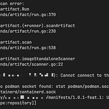 Podman — Cannot connect to the Docker daemon error on macOS