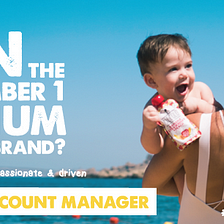 We’re on the hunt for a challenger National Account Manager to join our little Piccolo!