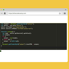 Build a Fully Functional Online Code Editor using HTML, CSS & JS