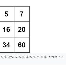 Binary Search Problems- Search a 2D Matrix [Leetcode — 74]