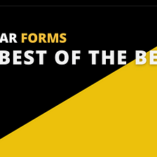 Angular forms, the best of the best!