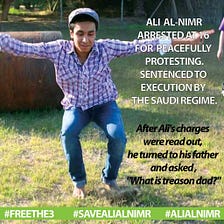 Using the Resistbot for The Juveniles in Saudi Arabia : Ali Mohammed Al Nimr, Abdullah Al Zaher…
