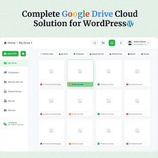 UX UI Design Case Study: Integrate & Complete Google Drive Cloud Solution for WordPress Users