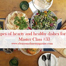 5 recipes of hearty and healthy dishes for lunch. Master Class #33