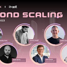ScalingX — ‘Beyond Scaling’ Token2049 Afterparty Panel Recap
