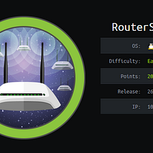 HackTheBox Writeup: RouterSpace