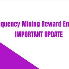 Haze Finance Frequency Mining Reward Emission Rate UPDATE