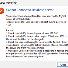 Recovering MySQL password for Windows