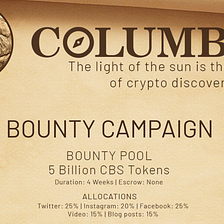 The Bounty Campaign by CBS Token