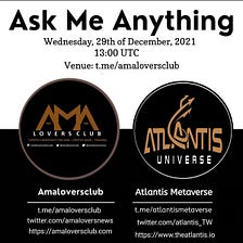 💬 [RECAP] AMA: Atlantis Metaverse x AMA LOVERS CLUB