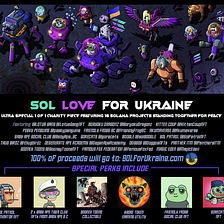 Gorecats Auctions: SOL Love for the Ukraine