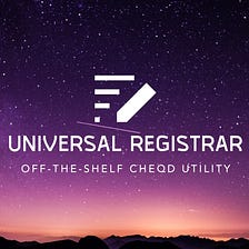 Universal Registrar: DID utility off-the-shelf
