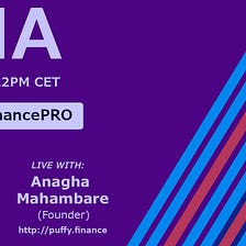 $1,000 Give-Away Soon! Join PUFFY Finance AMA With CEO on January 24th, 2020 — 12PM CET