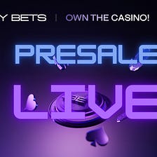 The InsanityBets team is happy to announce the opening of its highly anticipated presale.