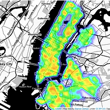How to make a time lapse heat map with Folium using NYC Bike Share data