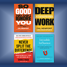 Book reflections — 4 books on productivity, business psych, and behavioral science (Newport x2…