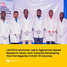 Helix Biogen, an Ogbomoso-based research institute, is working on the first Nigerian-made Covid-19…