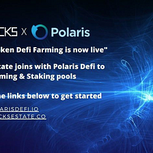 The BRICK staking pool is now live on Polaris