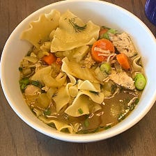 Breakup Chicken Noodle Soup