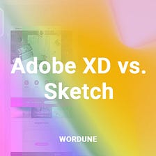 Adobe Xd vs. Sketch