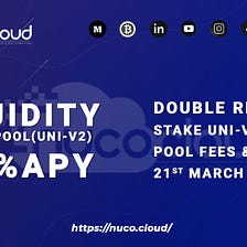 nuco.cloud UNI-V2 Liquidity Staking Guide