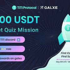 Welcome to TiTi Mainnet Quiz Missions Season