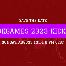 Kick-off meetup on August 13th