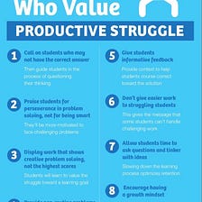 8 Habits to Engaging your students in Productive Struggle.
