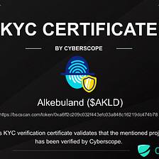 Alkebuland (AKLD) KYC Certification