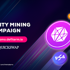 30 Day Liquidity Mining Campaign