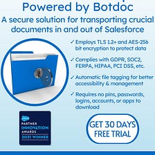 BotDoc data safety: Secure File Transport