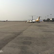 Myanmar (Burma) — Flight from Mandalay, via Heho, to Yangon (Rangoon), Myanmar (Burma) with Air…