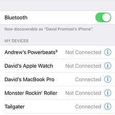 Bluetooth UI Redesign