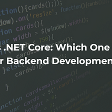 Node js vs .NET Core: Which One to Choose for Backend Development?