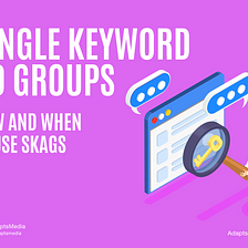 Single Keyword Ad Groups — How And When To Use SKAGs