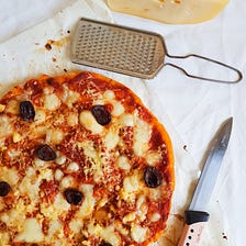 Paleo margherita pizza