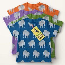 Kids’ jungly pattern design: playing with colourways