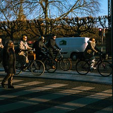 Touristen auf Rädern — In Kopenhagen