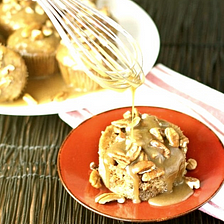 Caramel Banana Poke Muffins — Muffin