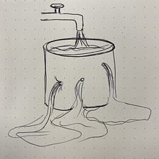 A metáfora do leaky bucket em CX tem um problema