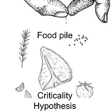 The food pile criticality hypothesis: nor carnivore nor vegan.