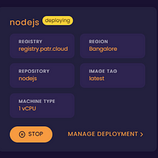 How to deploy a Node.js app on Patr