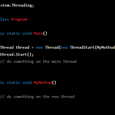 C# Lesson 12: Multi-Threading