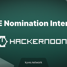 KYVE, Powering Trustless Data Solutions, Nominated for Hackernoon’s Startup of the Year Award